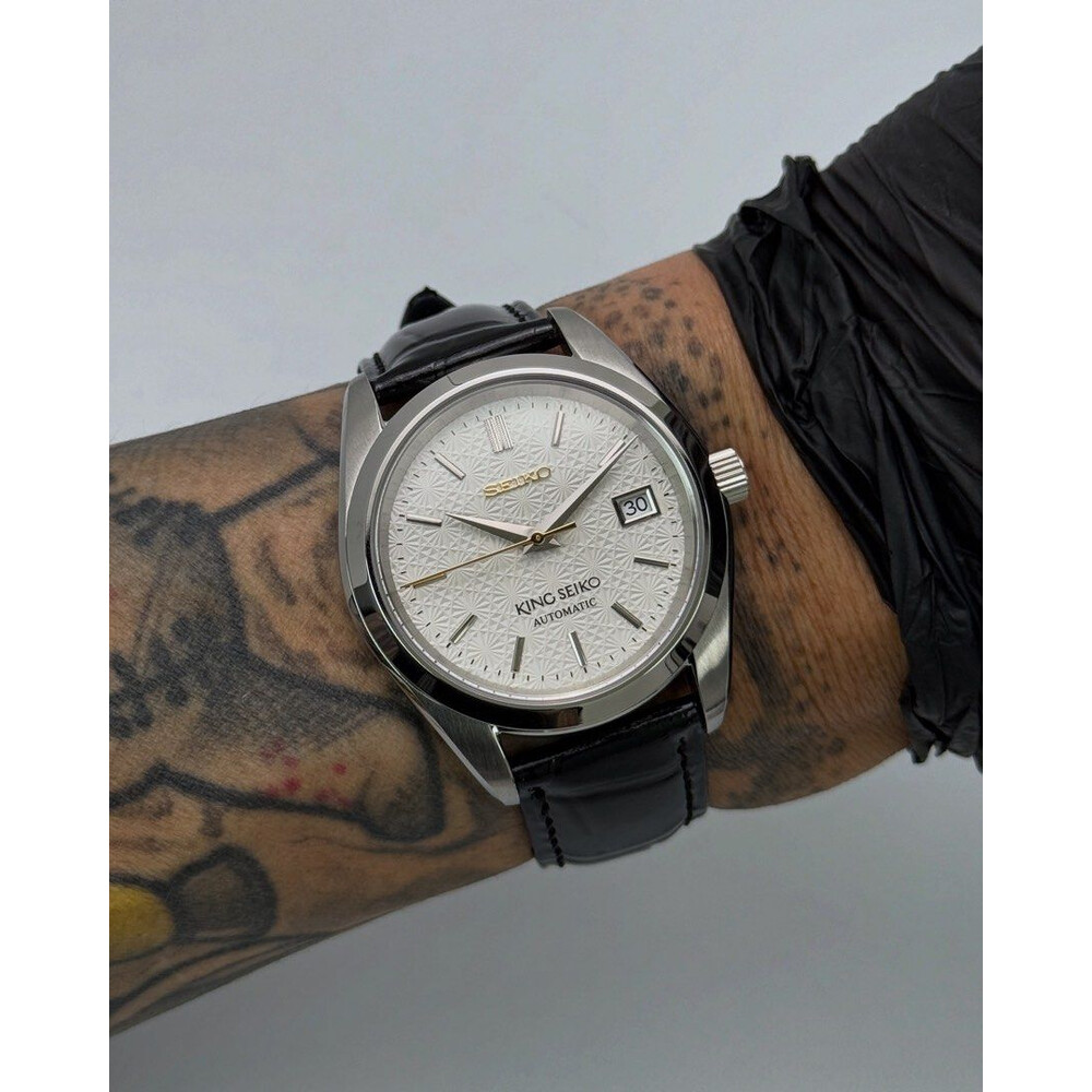 Custom Seiko Mod • White Chrysanthemum King Seiko • 39mm